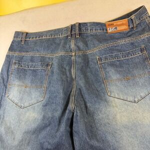 State Property Mens Size 50 Baggy Wide Leg Denim Jeans Blue‎ Medium Wash 18153